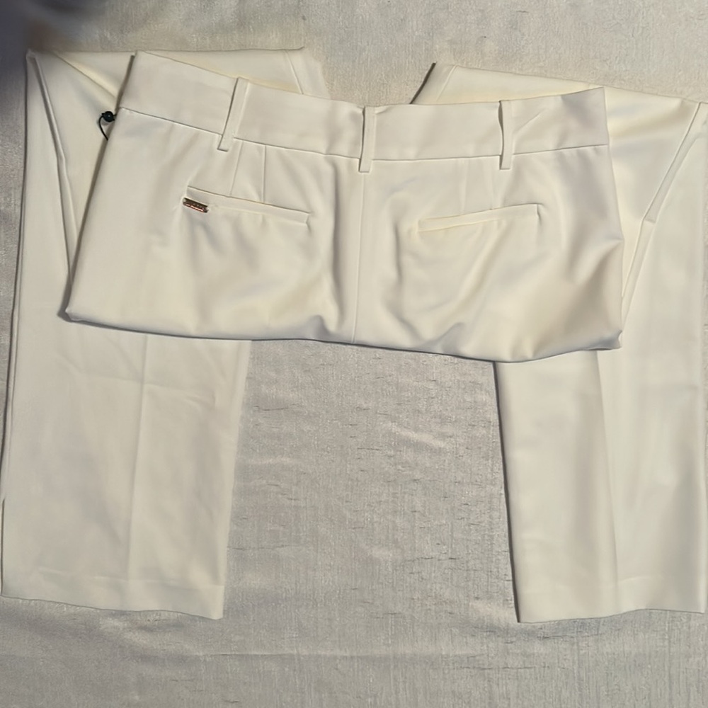 Ivory Suit Pants Size 10 Tommy Hilfiger - Picture 7 of 7